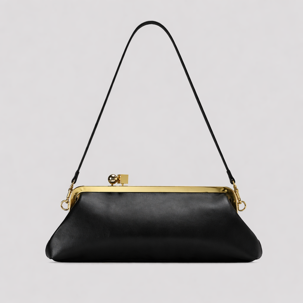 Luxury Gold Frame Clutch Shoulder Bag-TIAMMO