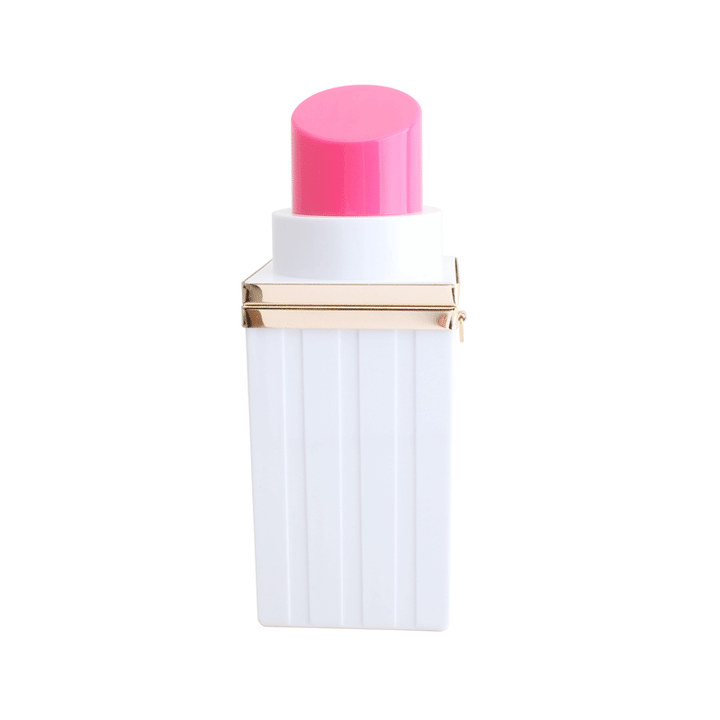 Lipstick Shape Clutch Bag - ROSÉLUX