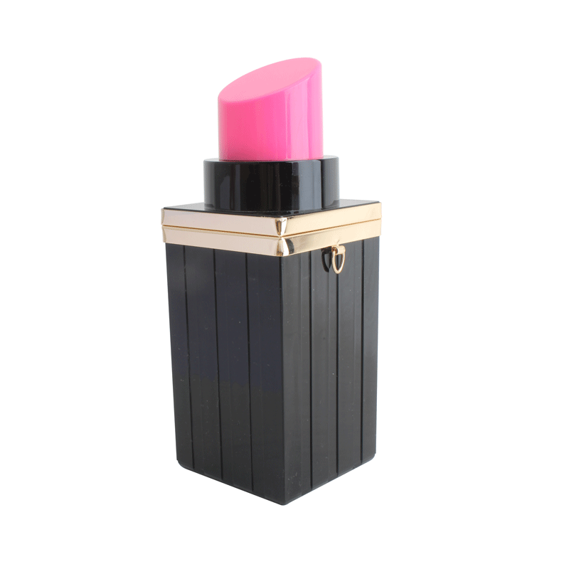 Lipstick Shape Clutch Bag - ROSÉLUX