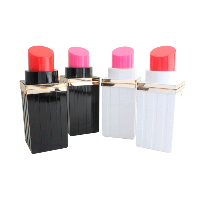 Lipstick Shape Clutch Bag - ROSÉLUX