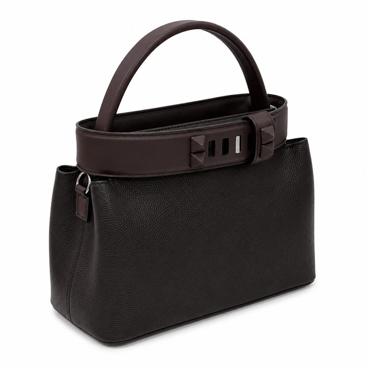 Taupe Leather Belt Accent Tote Bag – ÉTOFFE