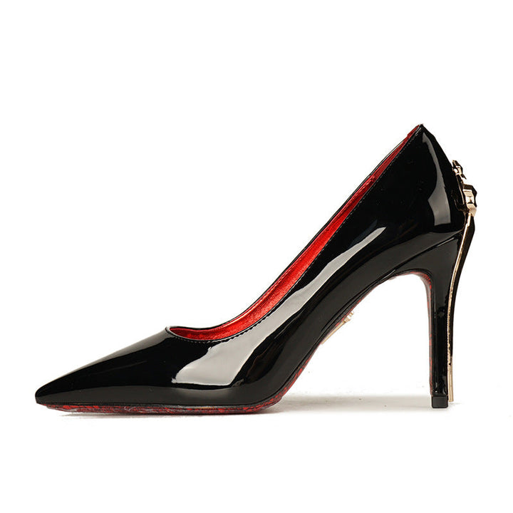 Suede Pointed Toe Stiletto Heels – FLAME