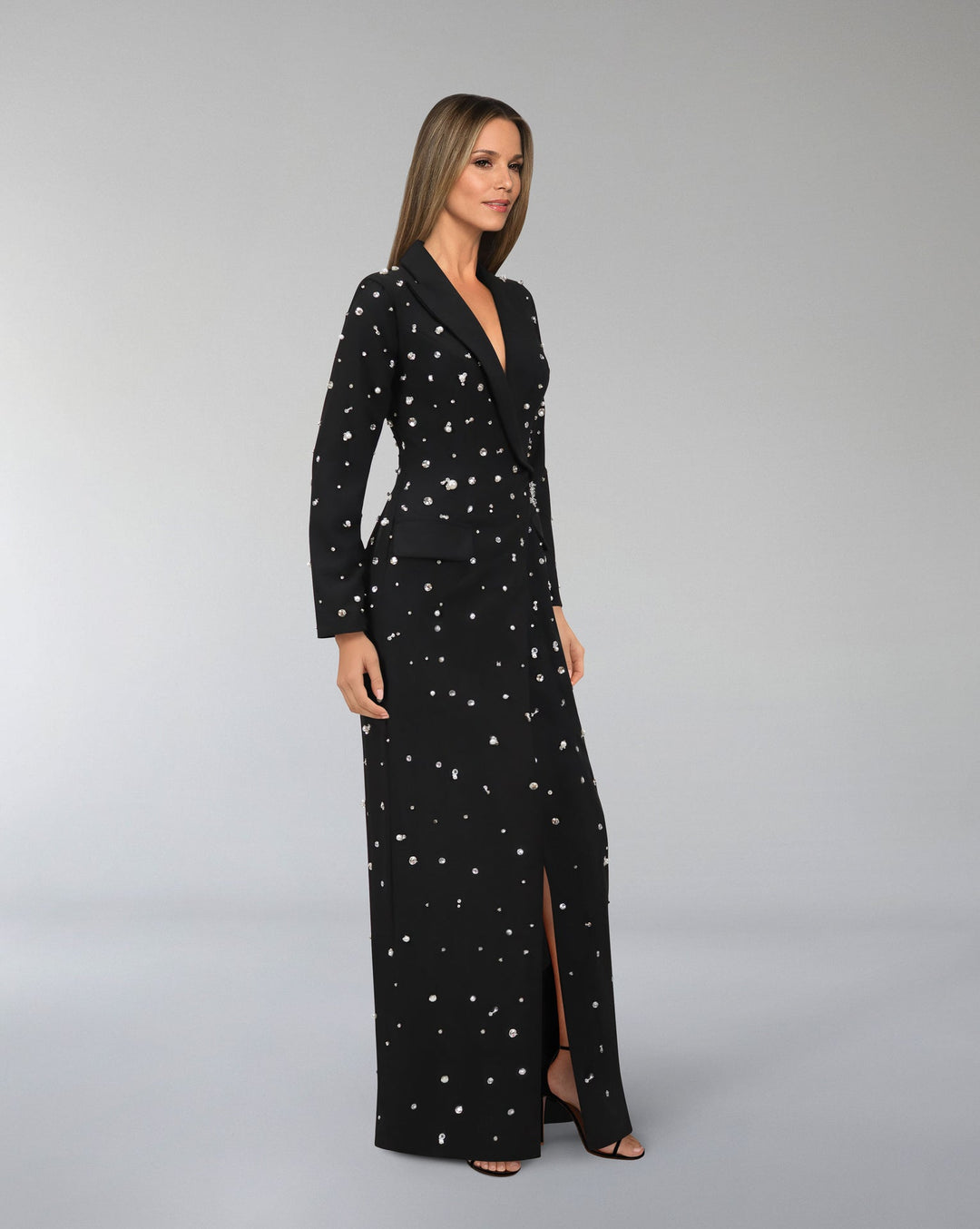 Fully beaded blazer dress- ODD- Rawaa