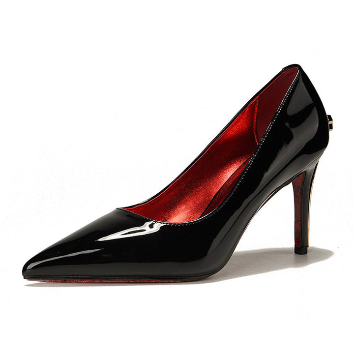 Suede Pointed Toe Stiletto Heels – FLAME