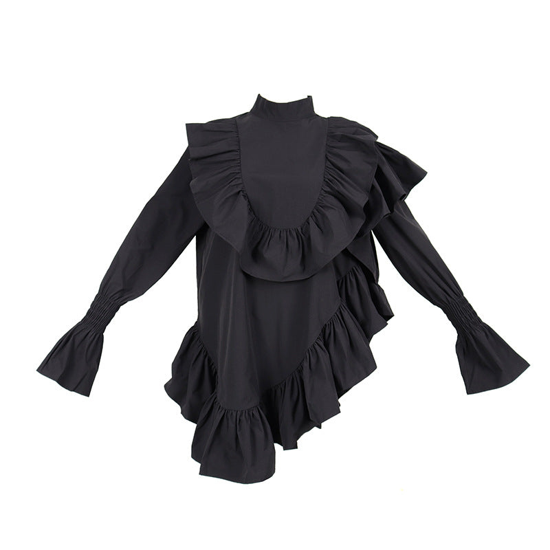 Elegant Ruffled Blouse – Blocka