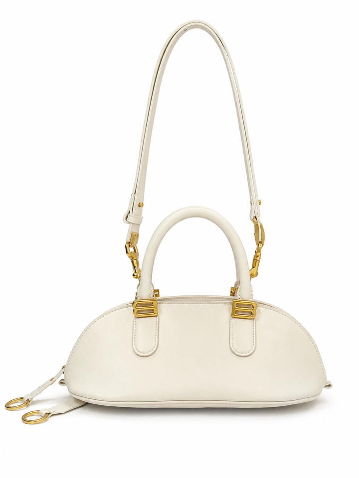 Blush Pink Structured Top Handle Bag – ROSABELLE