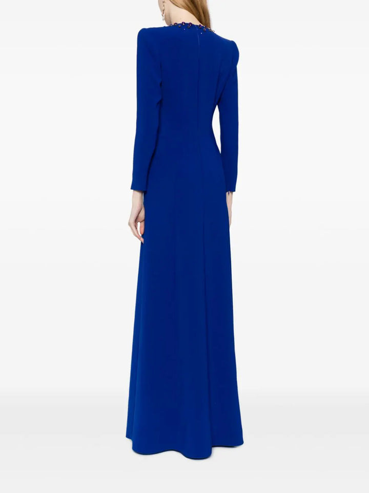crystal-trim keyhole gown – Zikiya-1
