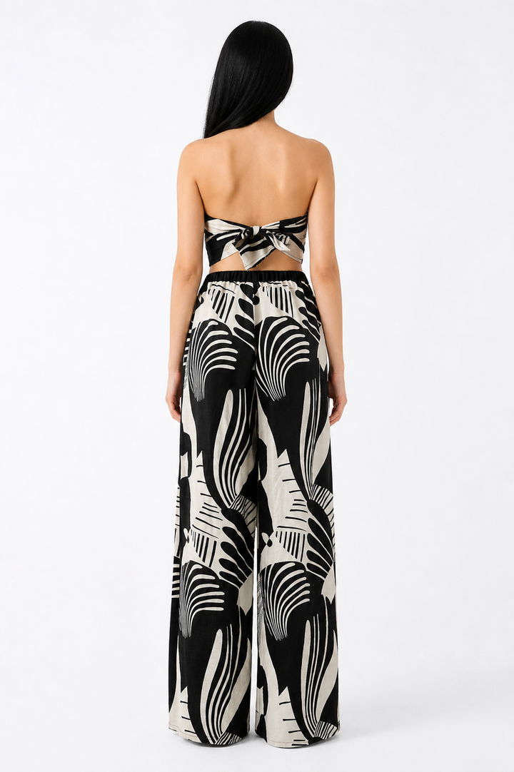 Abstract Print Two-Piece Set – WAVE