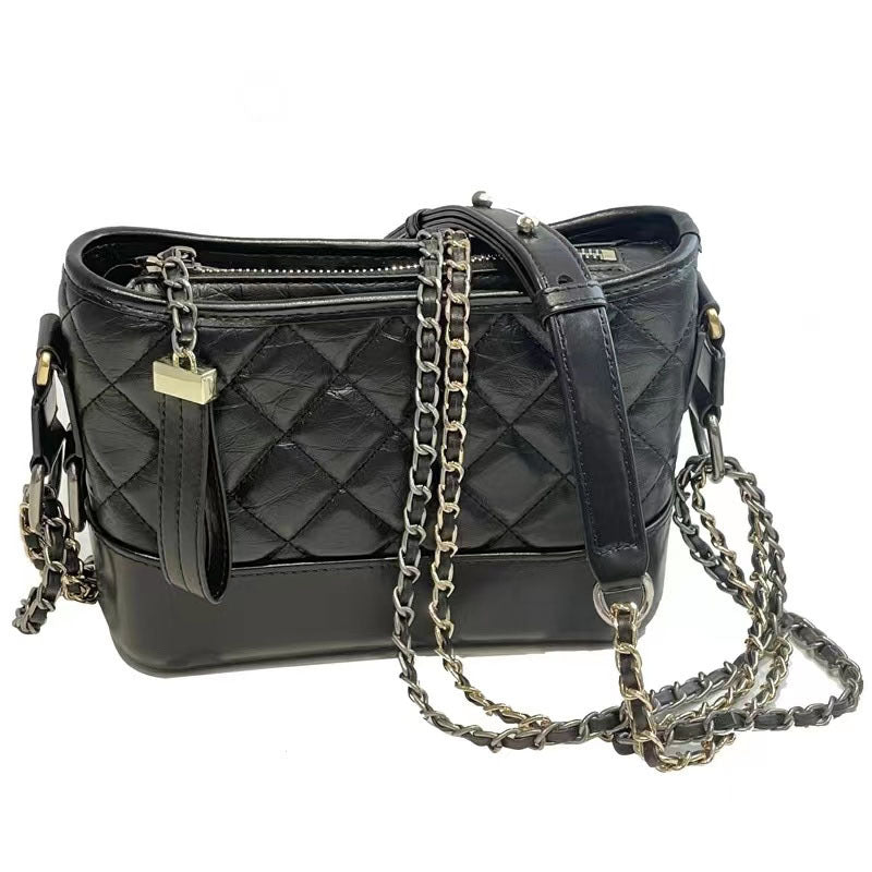 Quilted Chain Strap Shoulder Bag – MONO