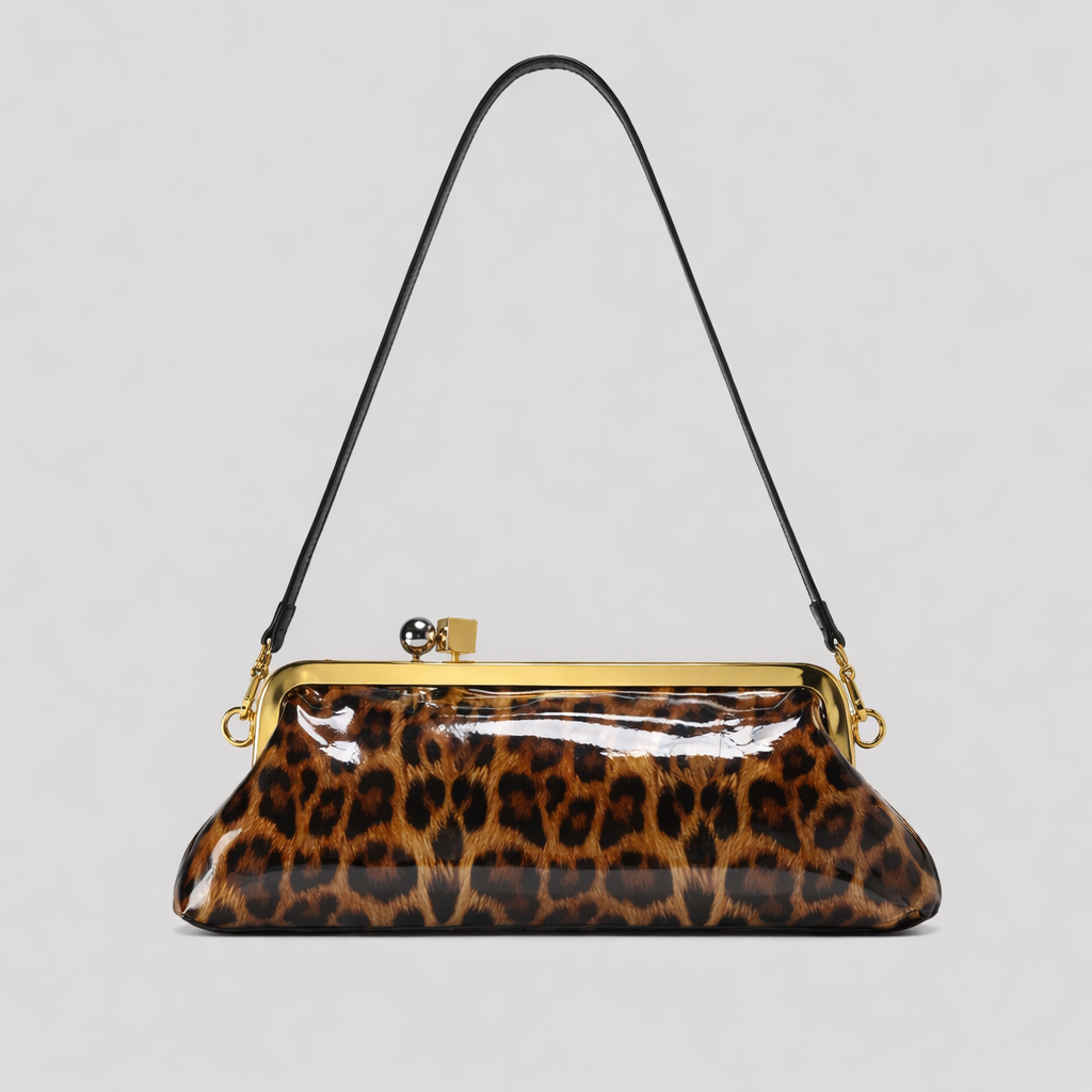 Luxury Gold Frame Clutch Shoulder Bag-TIAMMO