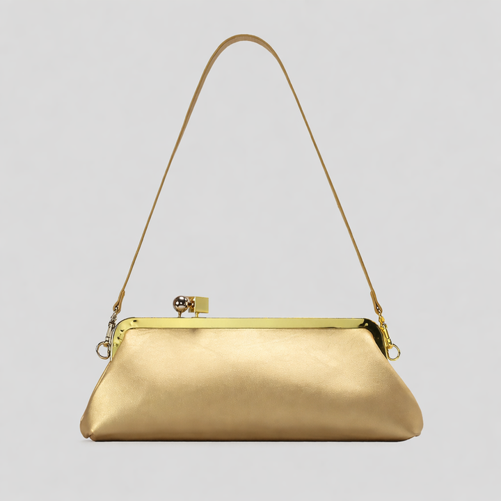 Luxury Gold Frame Clutch Shoulder Bag-TIAMMO