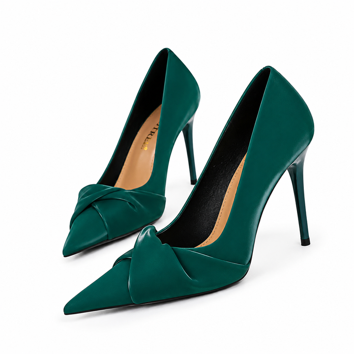 Elegant Pointed Toe Stiletto Heels – ÉMERAUDE