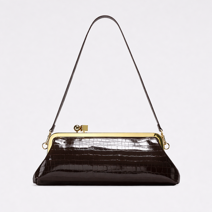 Luxury Gold Frame Clutch Shoulder Bag-TIAMMO