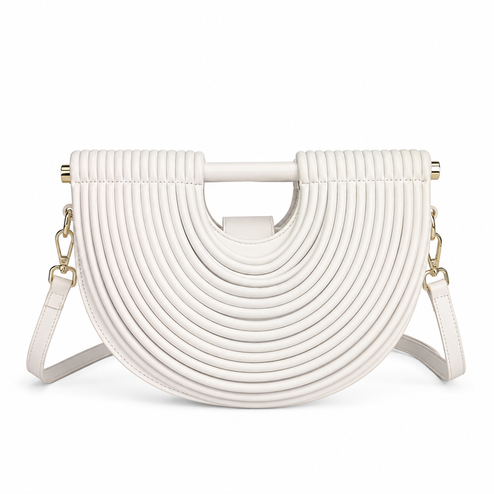 Gold Sculpted Arc Evening Bag – ORLÉVIA