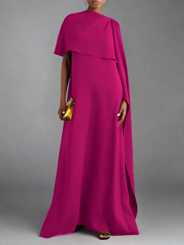 cape-overlay gown – Jollin