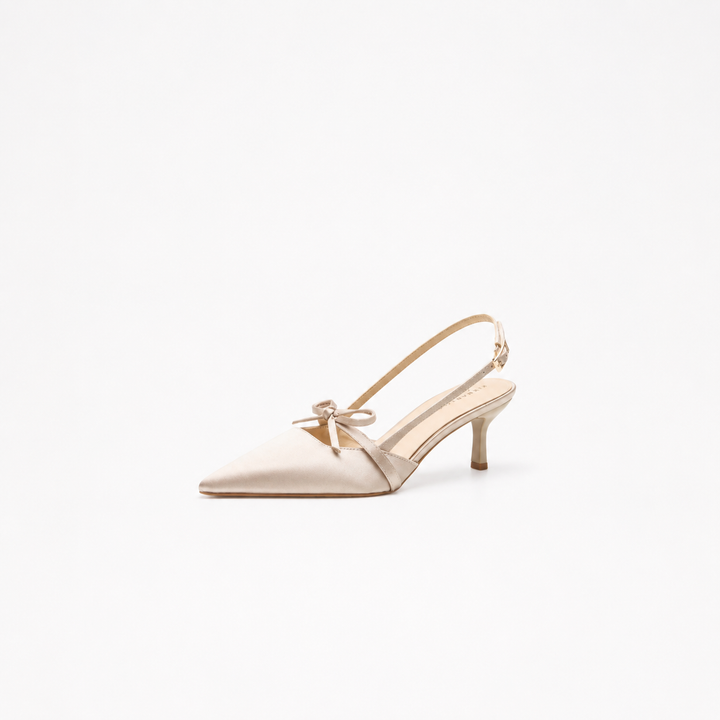 slingback pumps with bow detail - AURORAKRI
