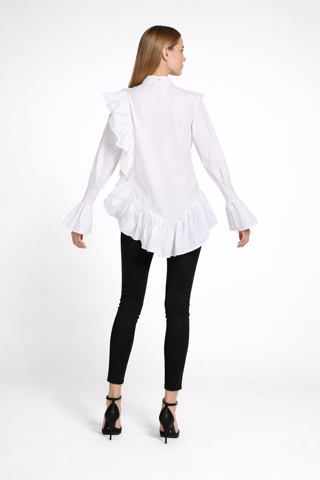 Elegant Ruffled Blouse – Blocka
