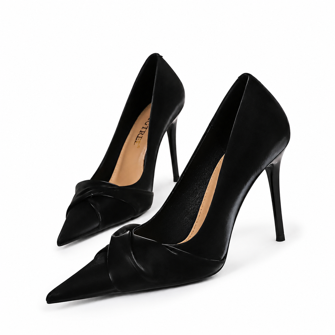Elegant Pointed Toe Stiletto Heels – ÉMERAUDE