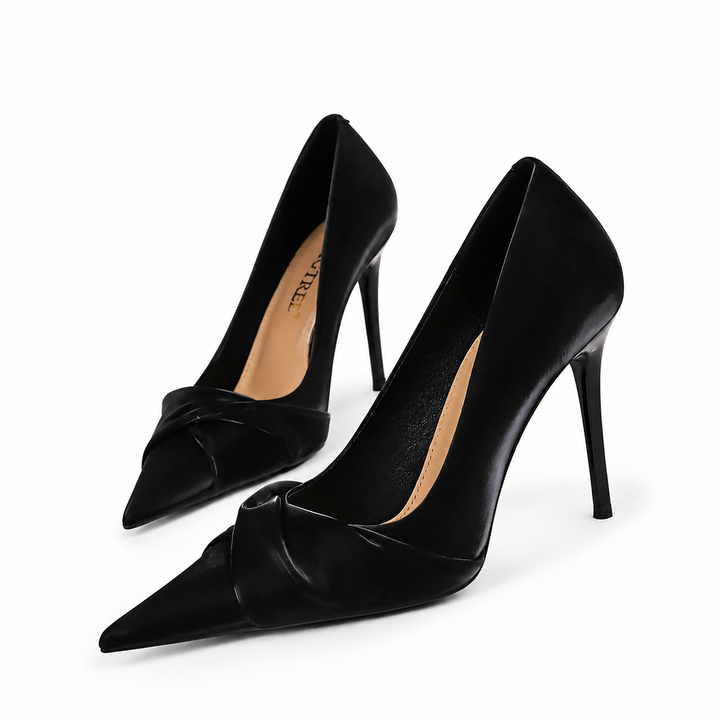 Elegant Pointed Toe Stiletto Heels – ÉMERAUDE