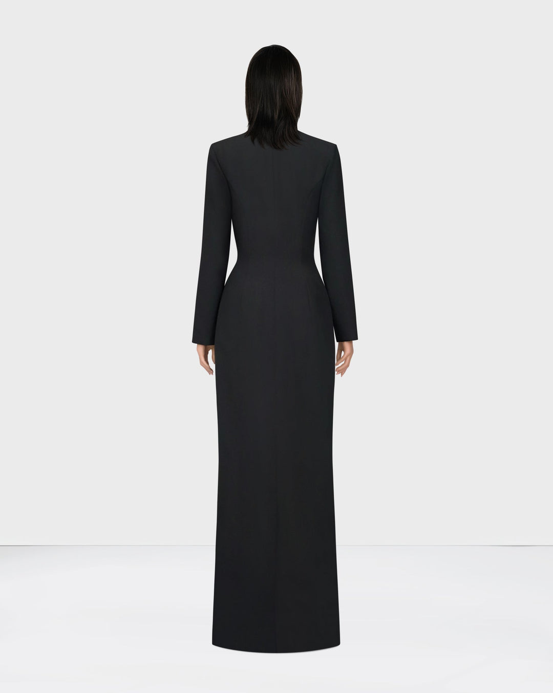 ODD-Sequined blazer black dress