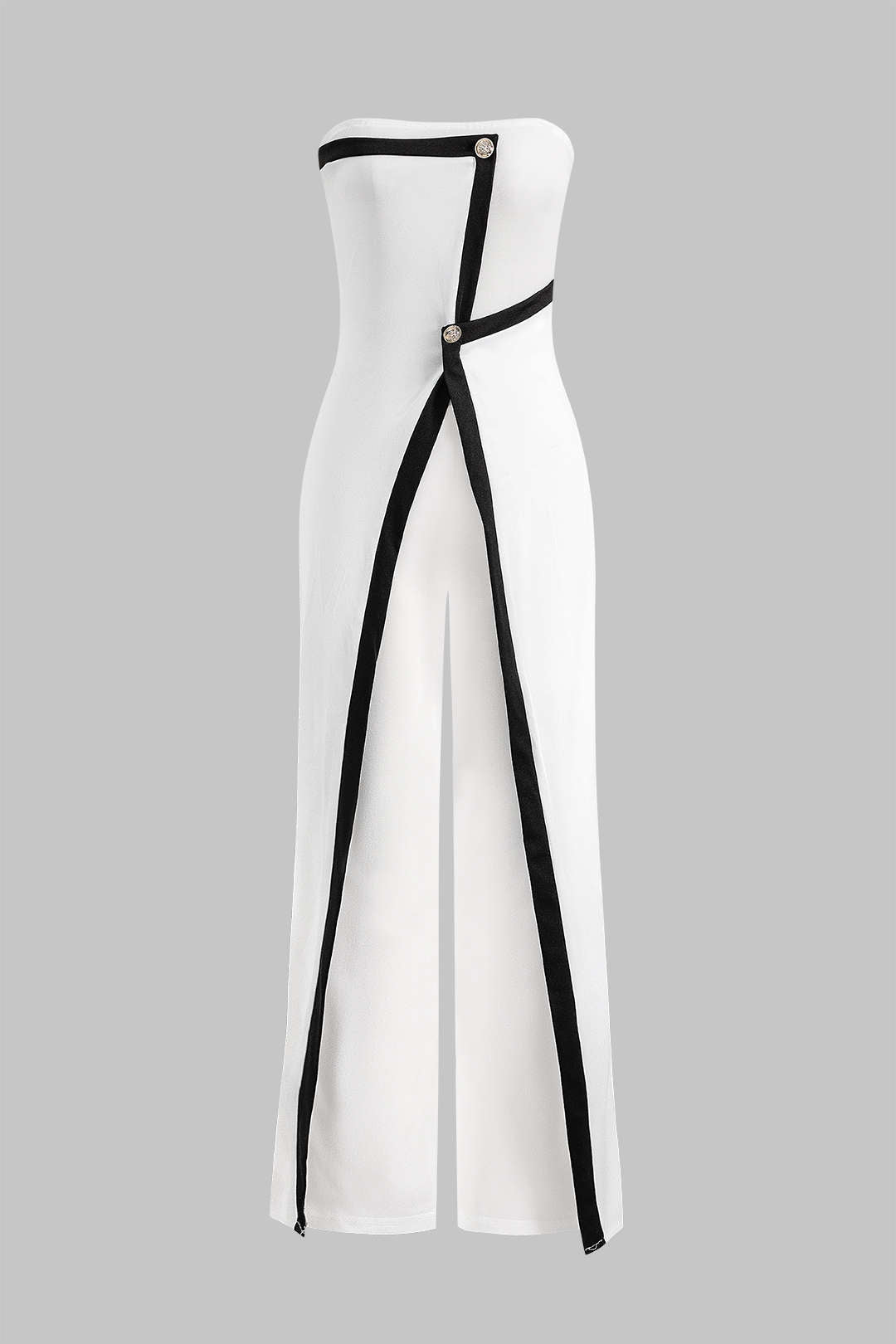 Wrap High Waist Sleeveless Jumpsuit