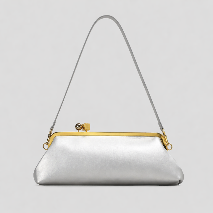 Luxury Gold Frame Clutch Shoulder Bag-TIAMMO
