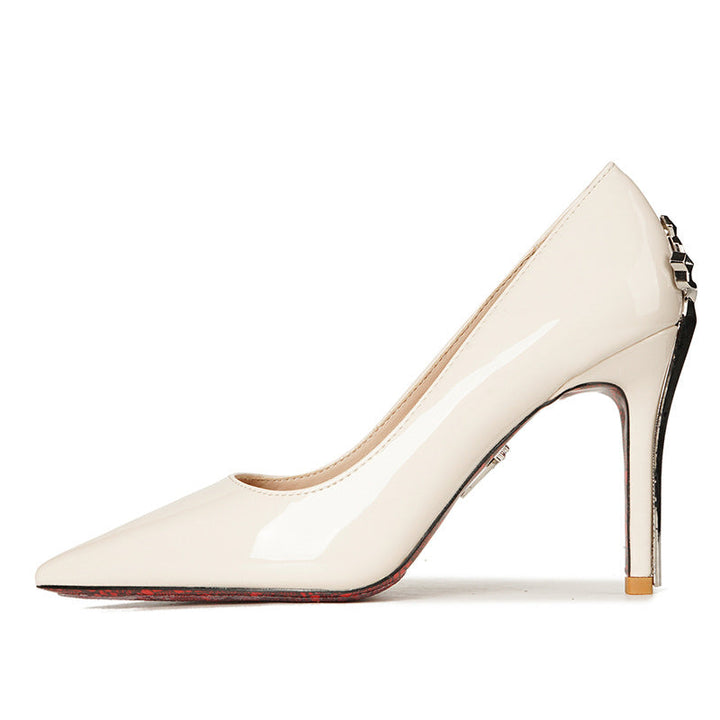 Suede Pointed Toe Stiletto Heels – FLAME