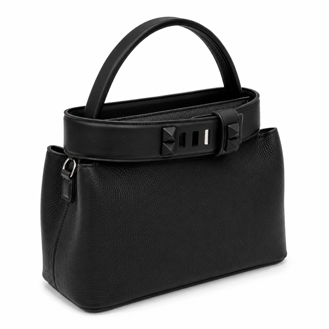 Taupe Leather Belt Accent Tote Bag – ÉTOFFE