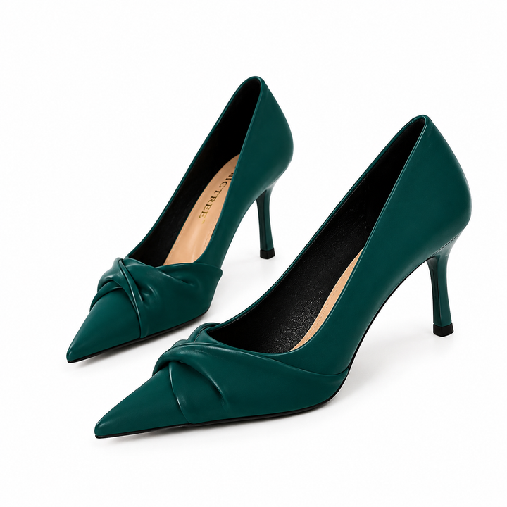 Elegant Pointed Toe Stiletto Heels – ÉMERAUDE