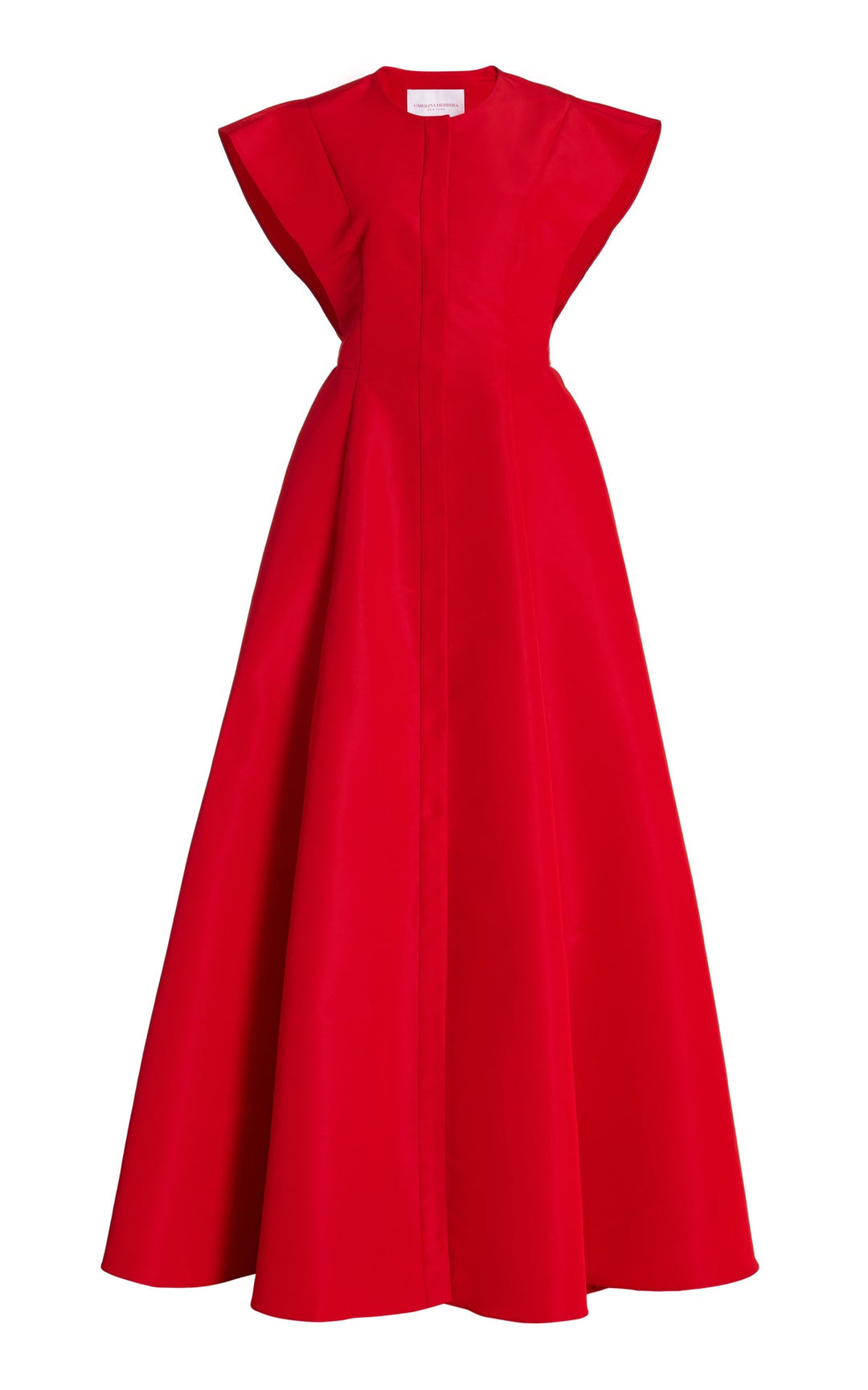 cap-sleeve gown with waist sash – ODD- VIVIEN