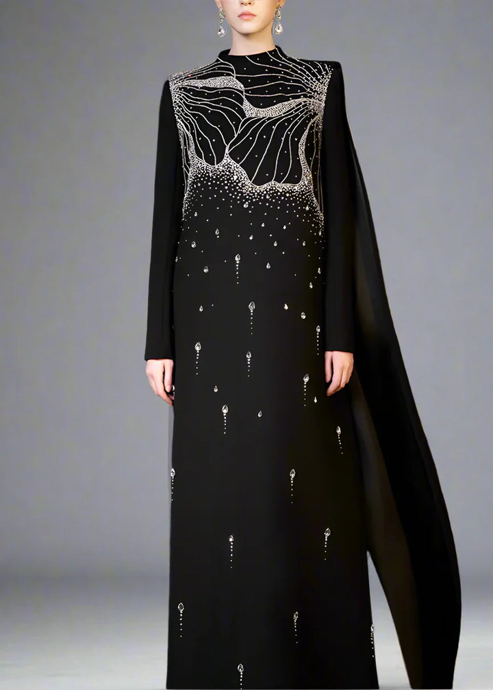 A-line dress with high neck - ORION