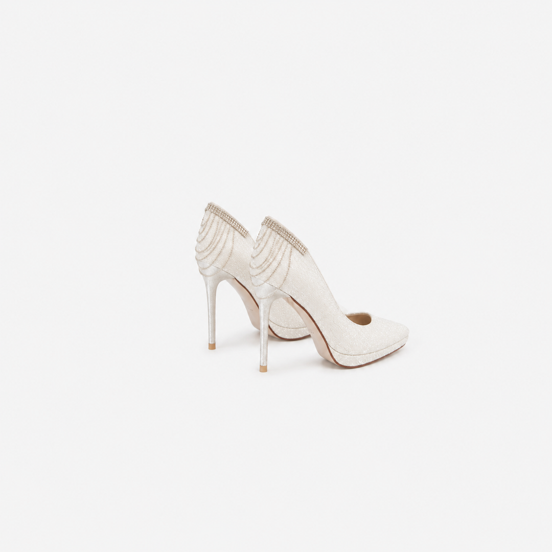 Black Crystal Tassel Stiletto Heels – NOIRÉVA