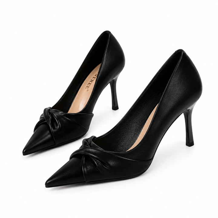 Elegant Pointed Toe Stiletto Heels – ÉMERAUDE