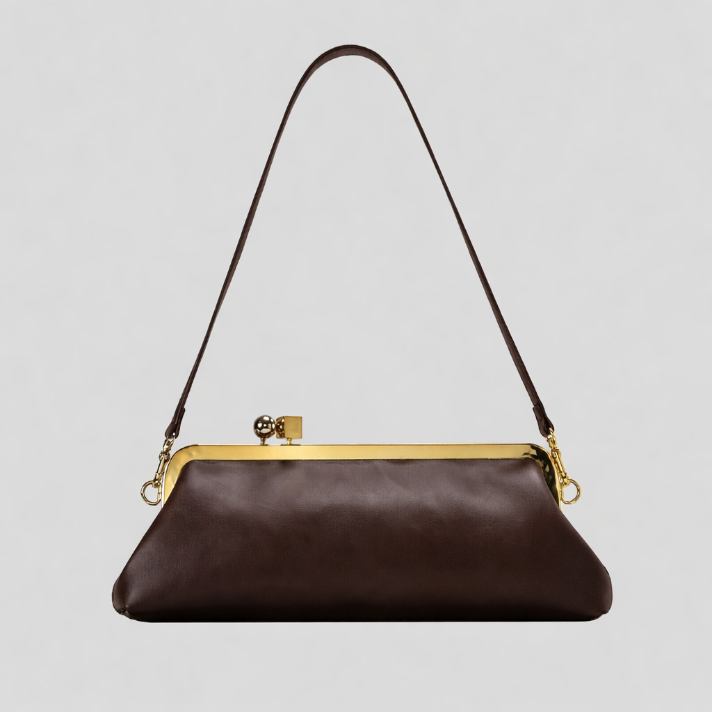 Luxury Gold Frame Clutch Shoulder Bag-TIAMMO