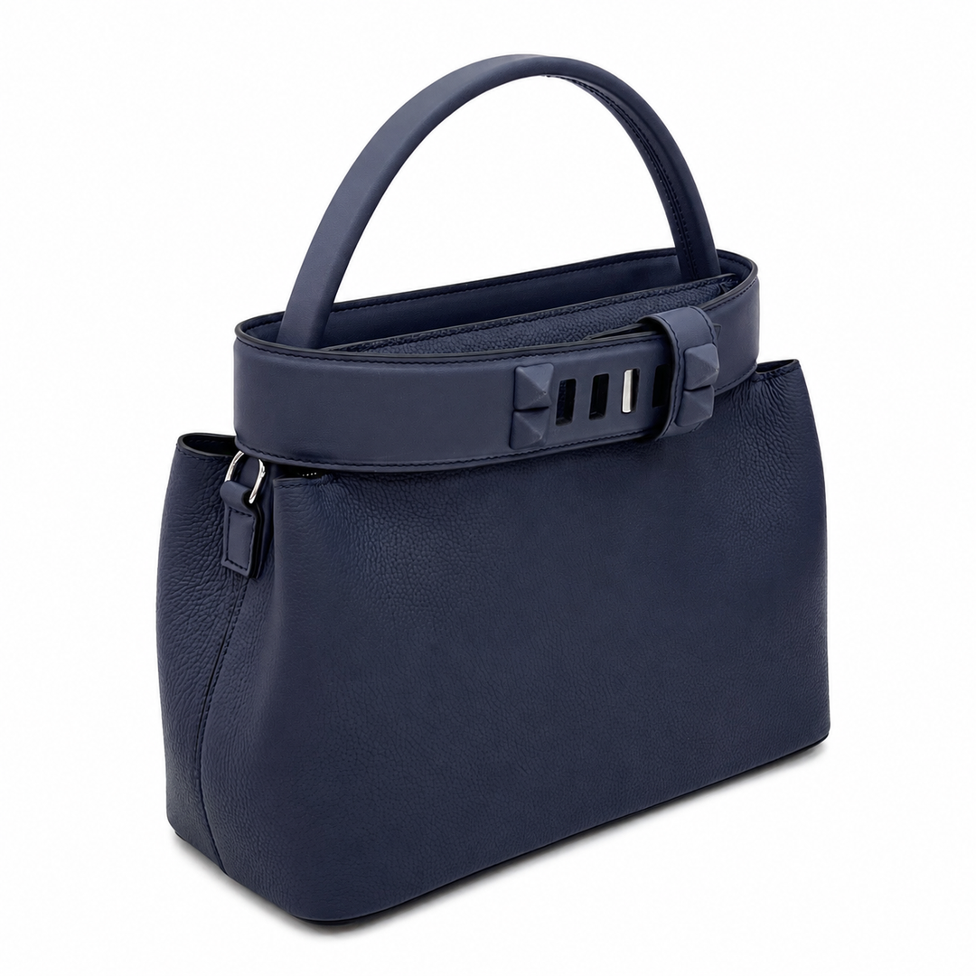 Taupe Leather Belt Accent Tote Bag – ÉTOFFE