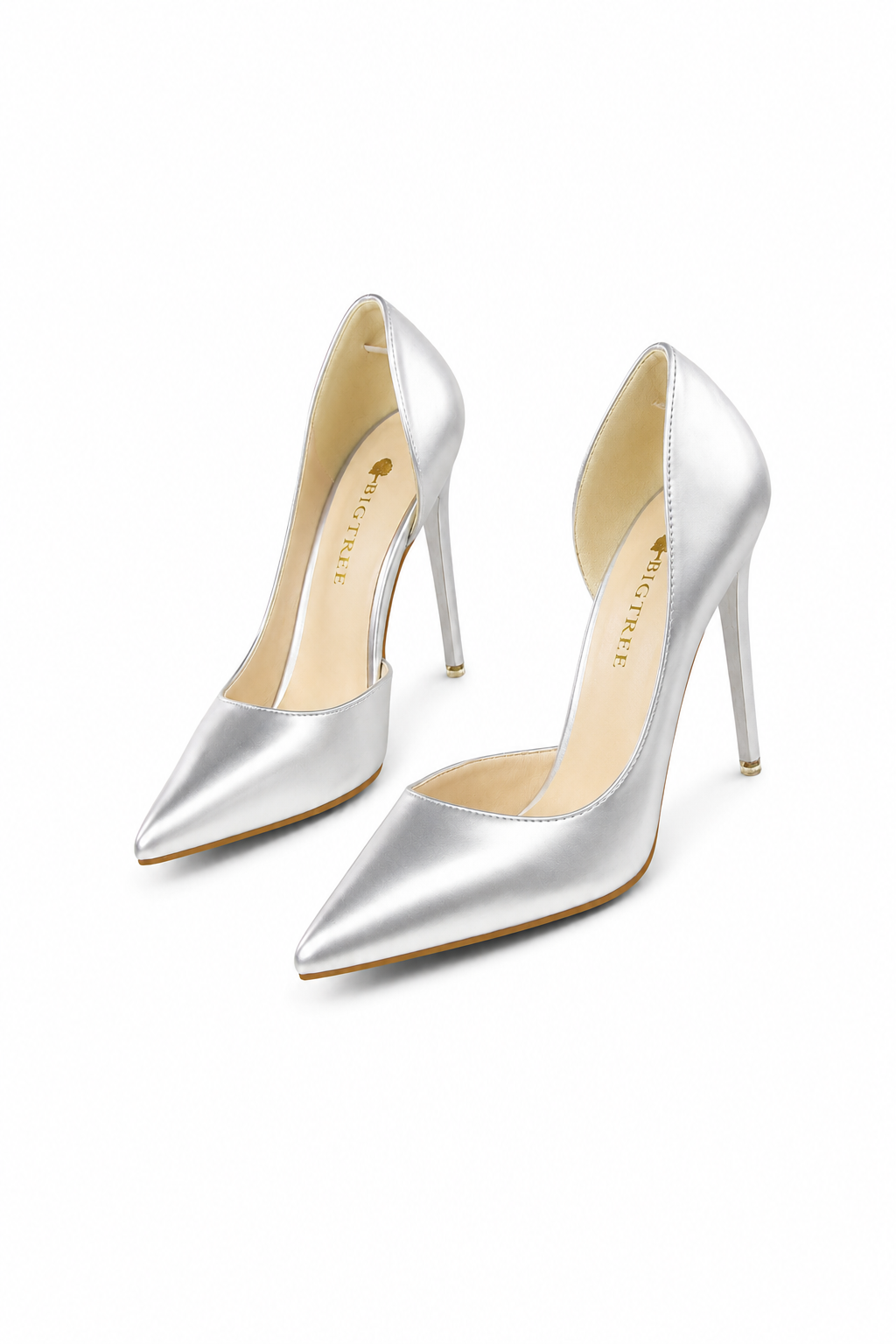 Navy Patent Pointed Stiletto Heels – VÉRONA
