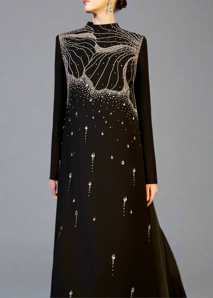 A-line dress with high neck - ORION