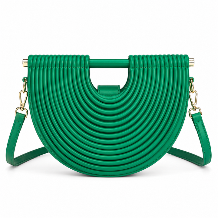 Gold Sculpted Arc Evening Bag – ORLÉVIA