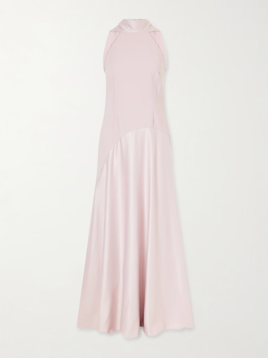 halter neck column maxi dress with open back – AURELIA