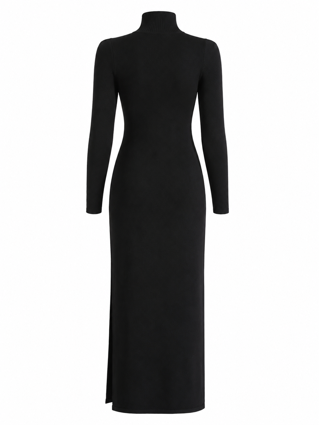 Buckle Detail Knit Maxi Dress - Urban