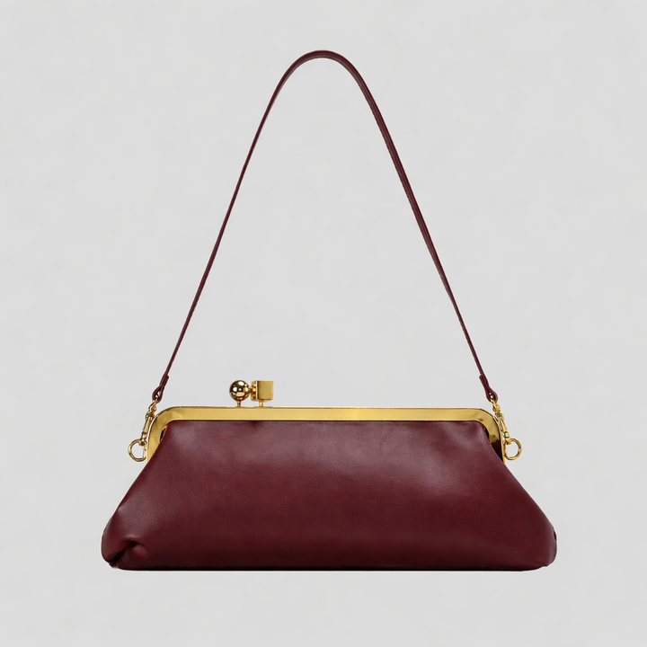 Luxury Gold Frame Clutch Shoulder Bag-TIAMMO