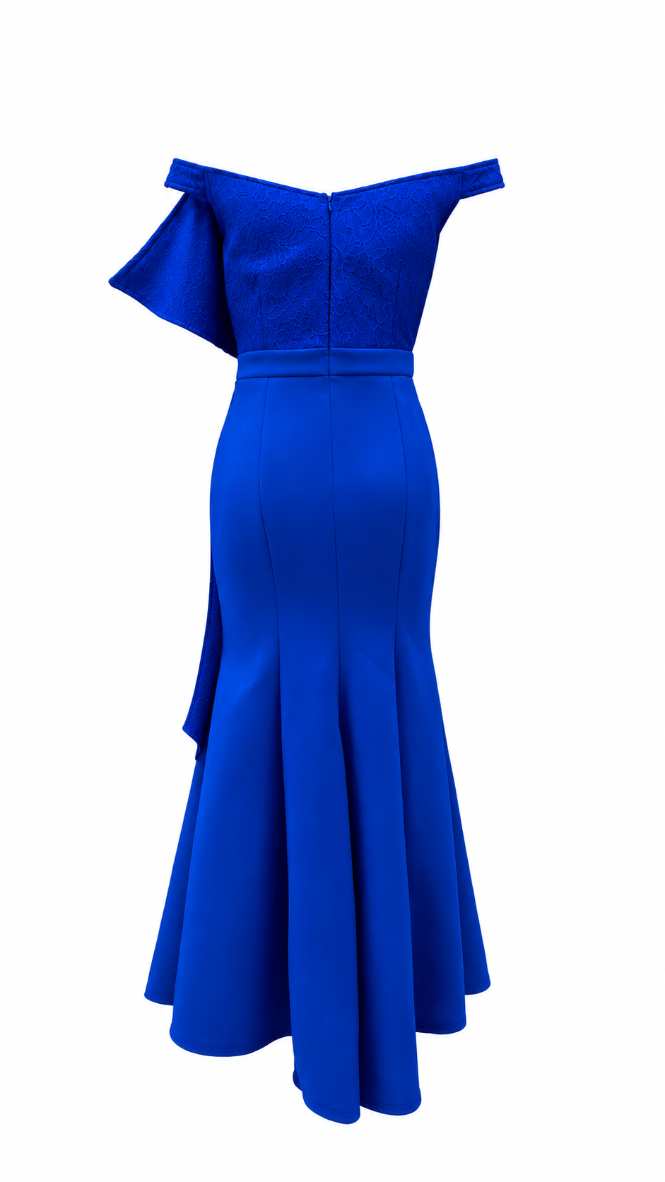 Pearl Embellished One-Shoulder Evening Dress - Prestige