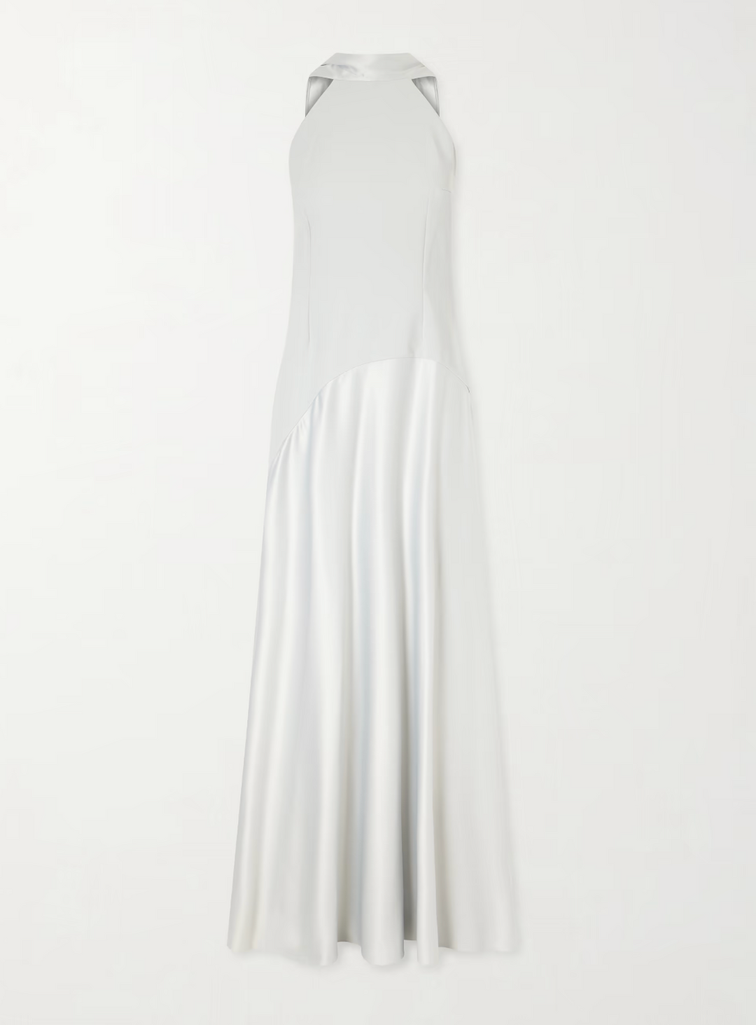 halter neck column maxi dress with open back – AURELIA