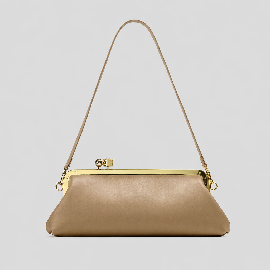 Luxury Gold Frame Clutch Shoulder Bag-TIAMMO