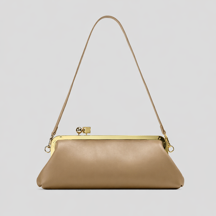 Luxury Gold Frame Clutch Shoulder Bag-TIAMMO