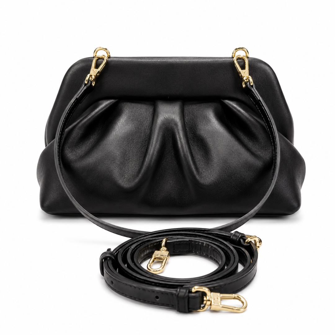 Soft Pleated Crossbody Clutch Bag – NUDELLE