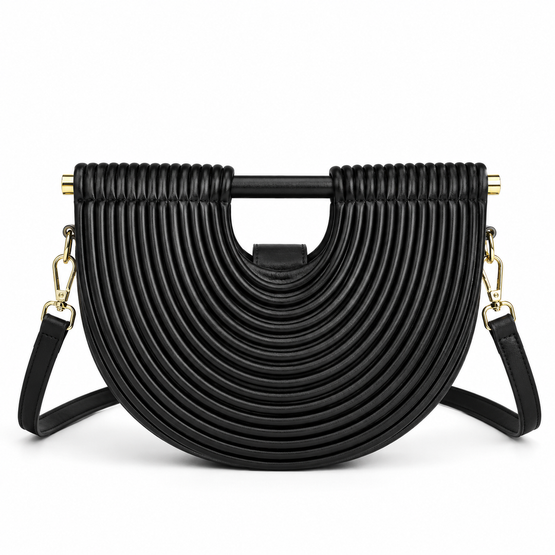 Gold Sculpted Arc Evening Bag – ORLÉVIA