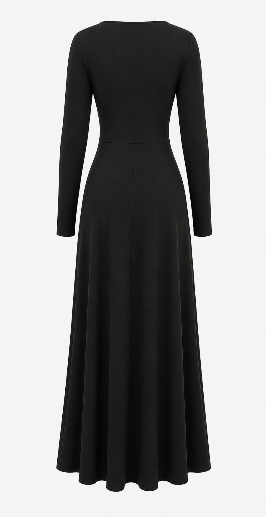 Burgundy Draped Knot Maxi Dress-VELORA