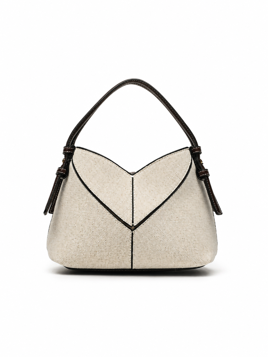 Taupe Textured Convertible Shoulder Bag – VÉLORA