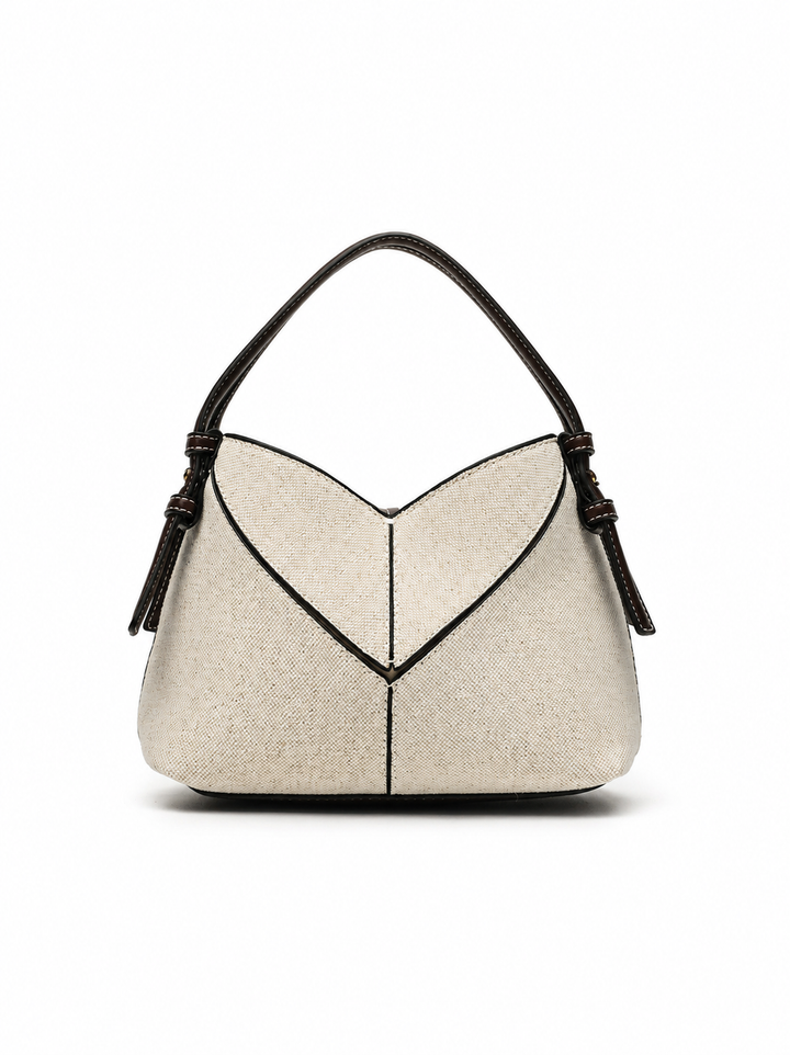 Taupe Textured Convertible Shoulder Bag – VÉLORA